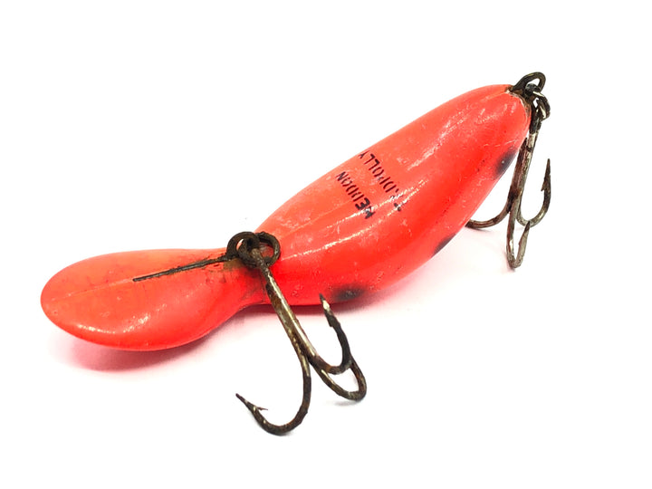 Heddon Tadpolly Orange and Black Spots