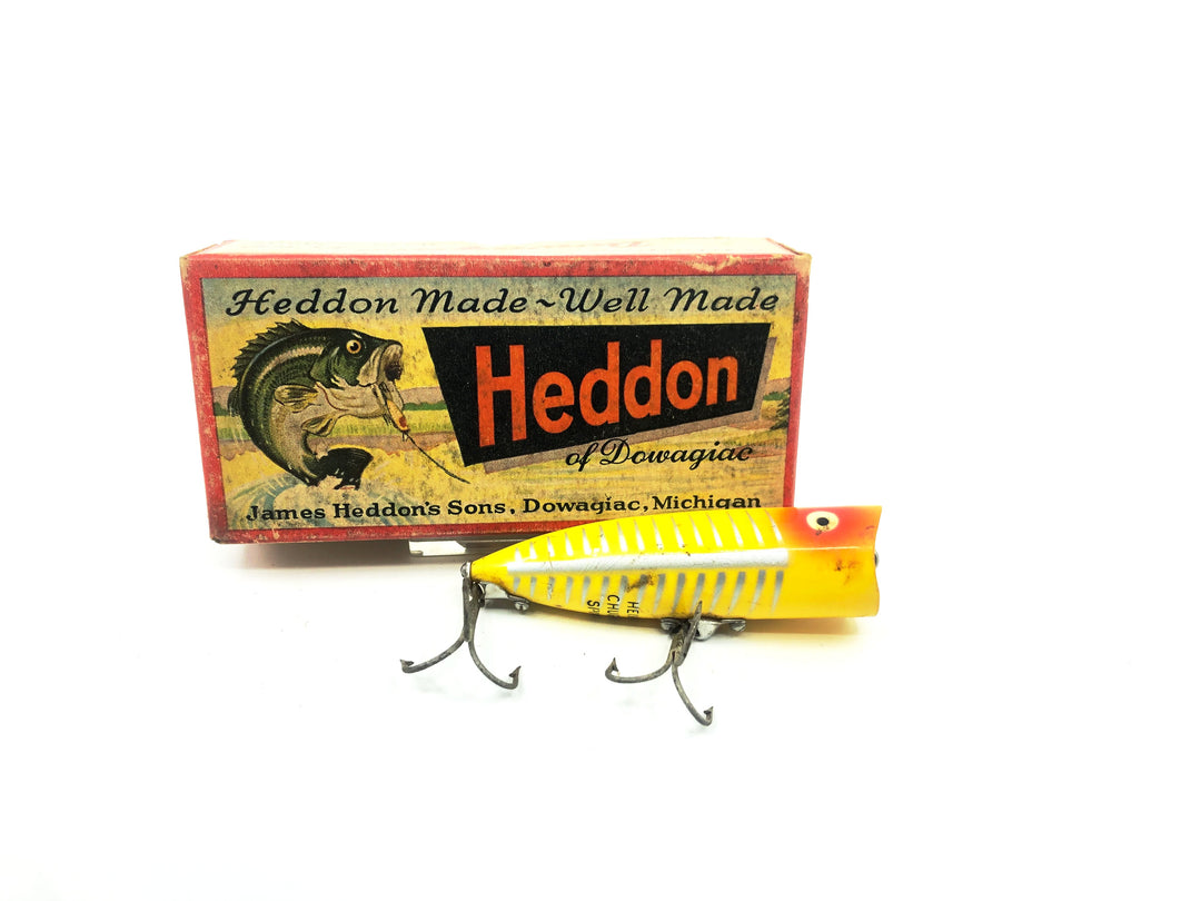 Heddon Chugger Spook 9540, XRY Yellow Shore Minnow Color with Box