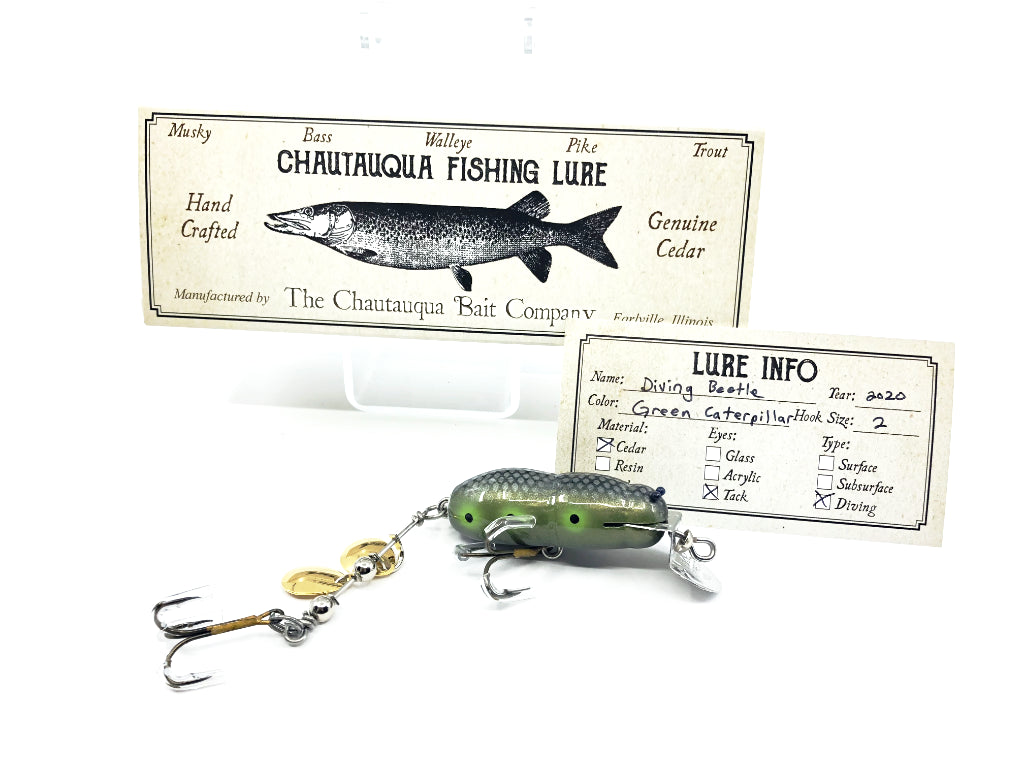 Chautauqua Custom Diving Beetle with Factory Lip GreenCaterpillar Color