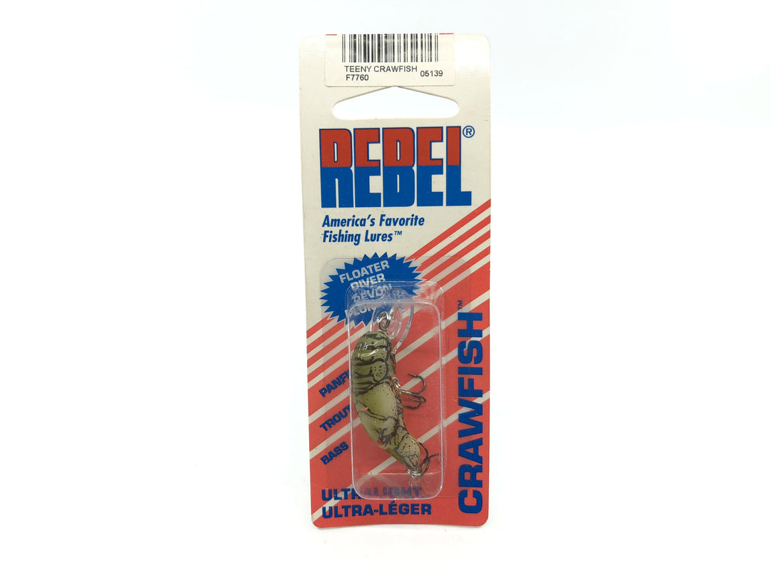 Rebel Teeny Crawfish New on Card