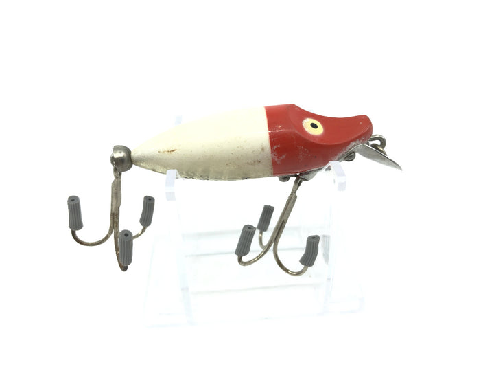 Heddon River Runt Spook Sinker 9110 RG Red Head White Color