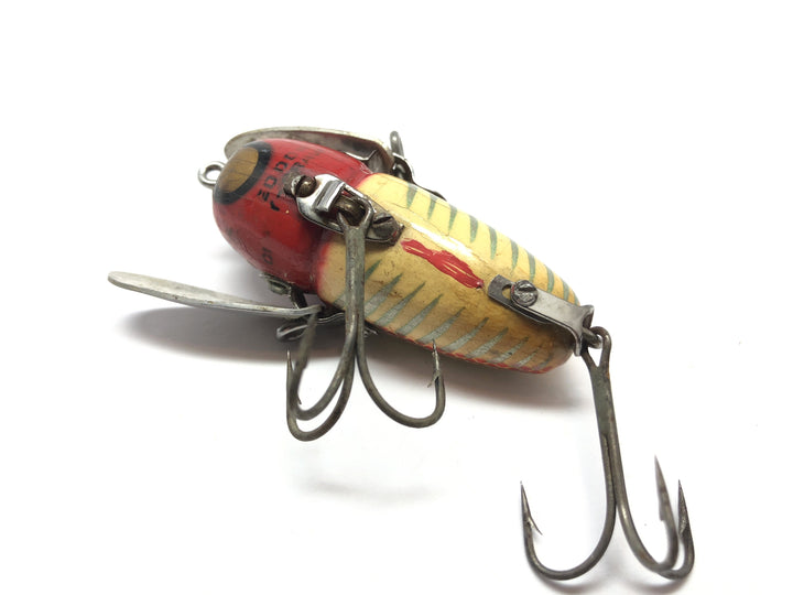Heddon Crazy Crawler Red Head White Shore Color
