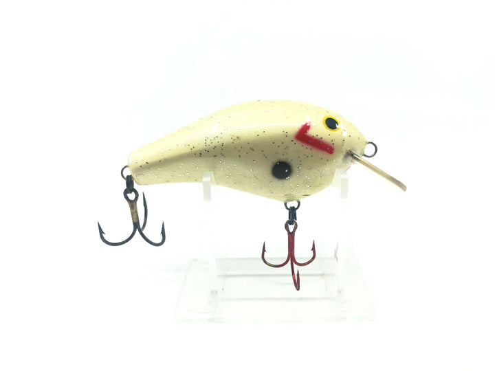 White Crank bait Lightly Sparkled