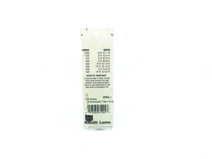 Bandit 200 Series Translucence Tennessee Shad 2D04