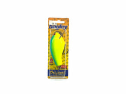 Bagley Balsa B3 BB3-79SG Super Glow Blue on Chartreuse Color, New on Card