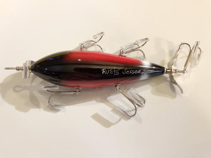 Rusty Jessee Killer Baits Five Hook Minnow in Red Wing Blackbird