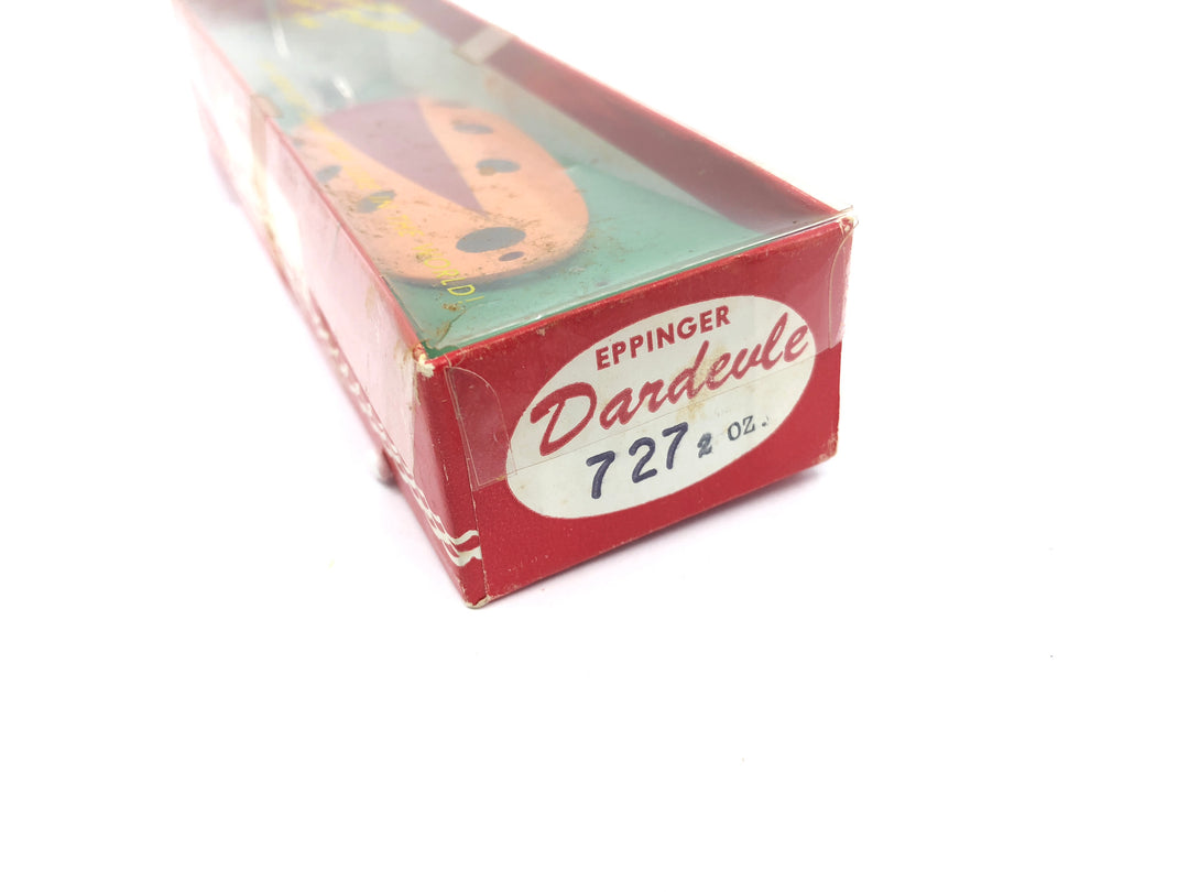 Eppinger Dardevle 727 2 oz. Orange Red and Black Lure with Box