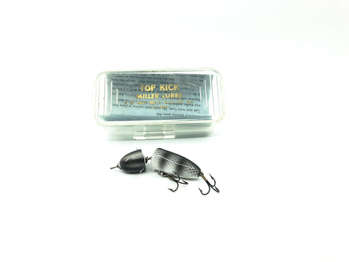 Miller Lures Top Kick with Box and Insert Black Scale Color