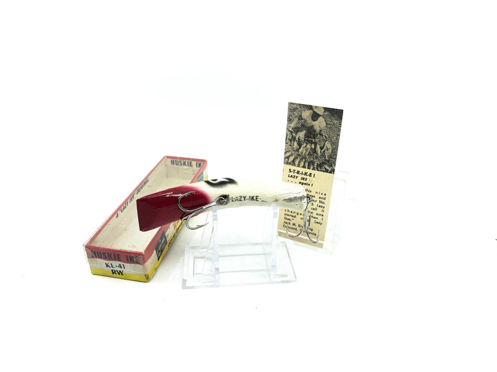 Wooden Lazy Ike Husky Ike KL-41 RW Red and White Color with Box