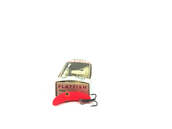Helin Fly-Rod Flatfish F5 RFL Red Fluorescent Color New in Box