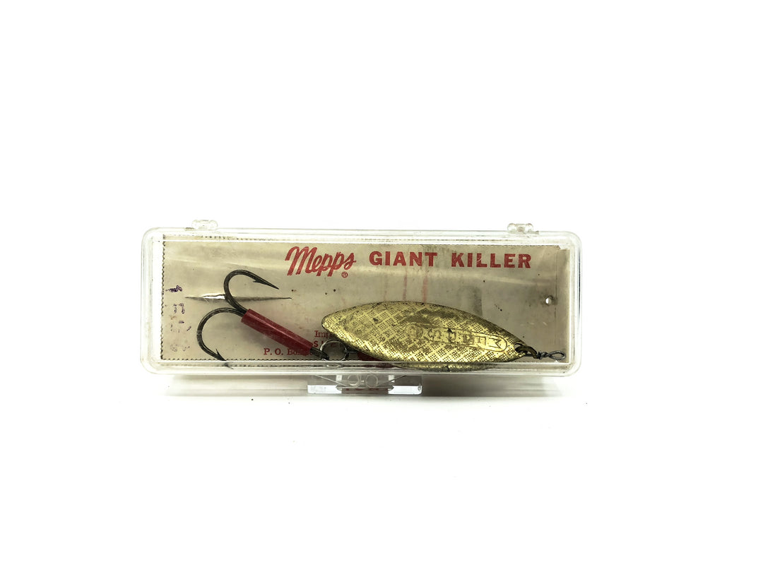 Vintage Mepps Giant Killer Plain Treble Gold Blade New in Box