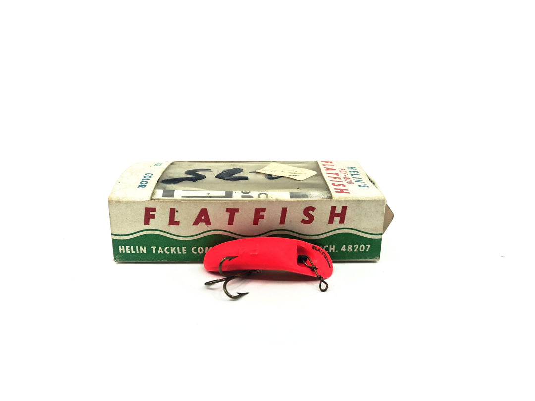 Helin Flatfish F4 RFL Red Fluorescent Color in Box
