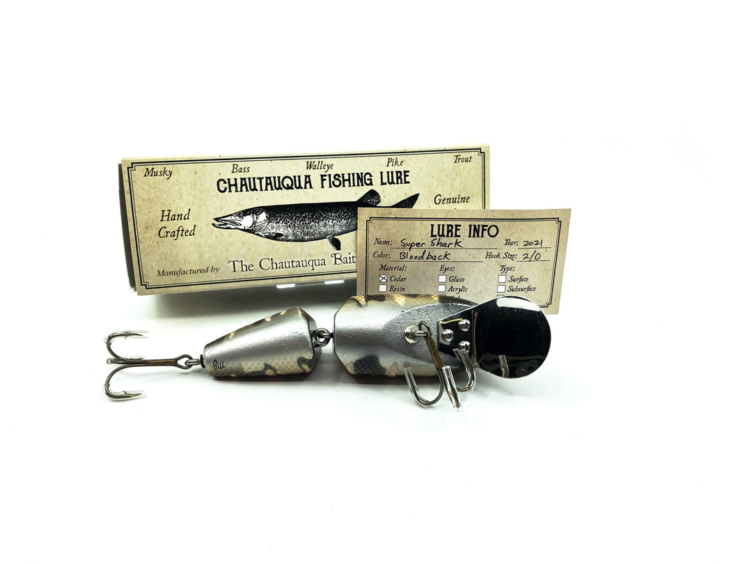 Chautauqua Wooden Super Shark Classic Bloodback Color
