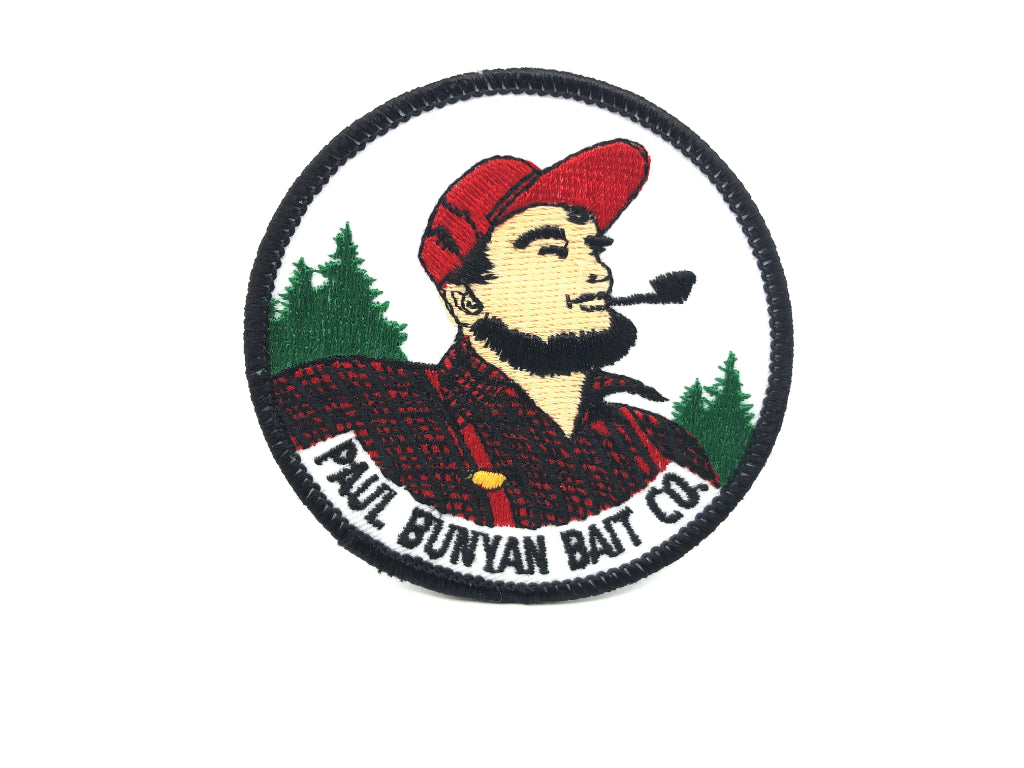 Paul Bunyan Bait Company Patch Rare