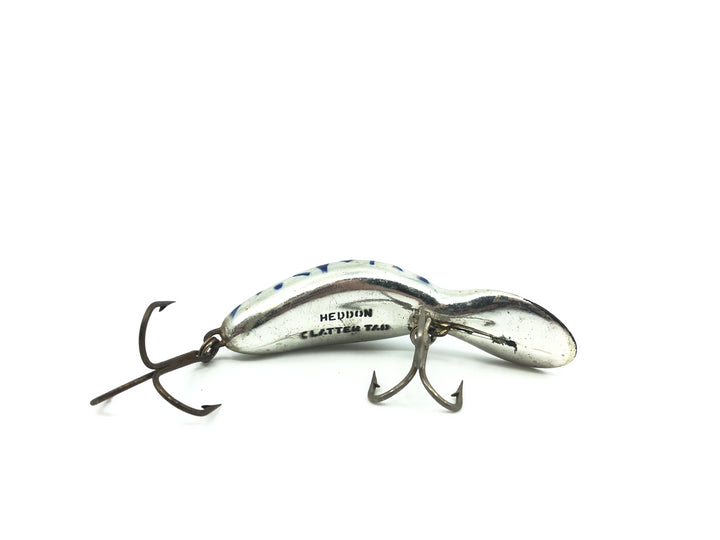 Heddon Clatter Tad Tadpolly Spook NPC Chrome/Blue Coachdog