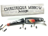 Jointed Chautauqua 8" Minnow Musky Lure Special Order Color "Redwing Blackbird"