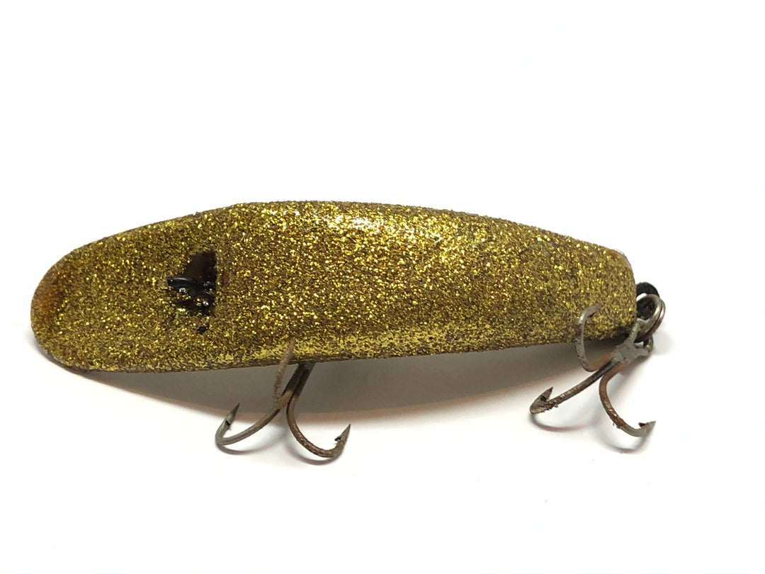Unmarked Helin Flatfish Type Lure Gold