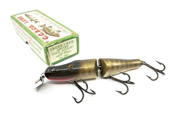 Creek Chub Jointed Pikie Minnow 2600 Pikie Color with Box