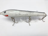 Big 6 1/2" Musky Lure.  White Speckled