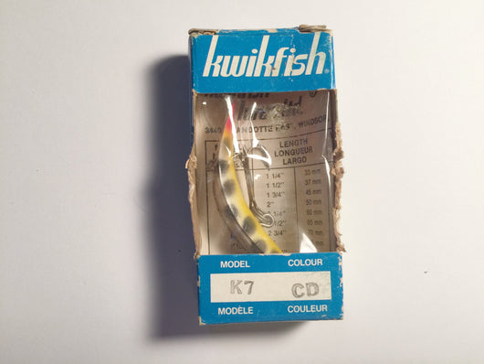 Vintage Kwikfish K7 CD Coachdog Color