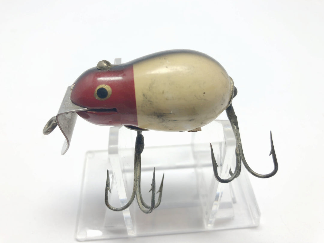 Creek Chub 6400 Tiny Tim Red White Black Stripe on Back