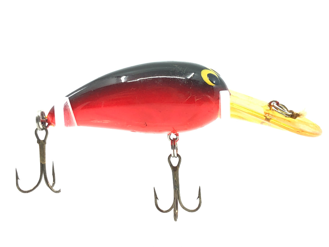 Bill Norman Crankbait Red with Black Back 