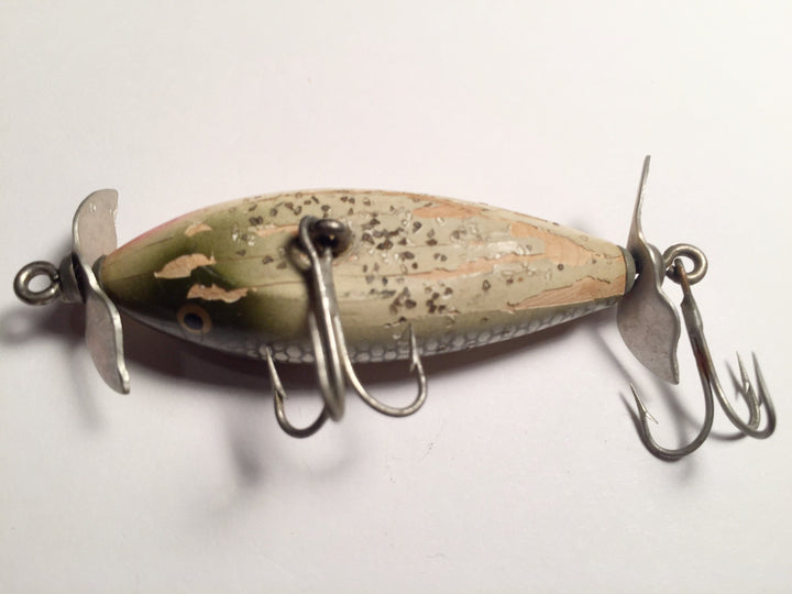 Creek Chub Injured Minnow Silver Flash Color Wood Lure