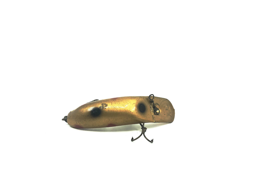 Vintage Helin Flatfish X5 GO Gold Metallic Color