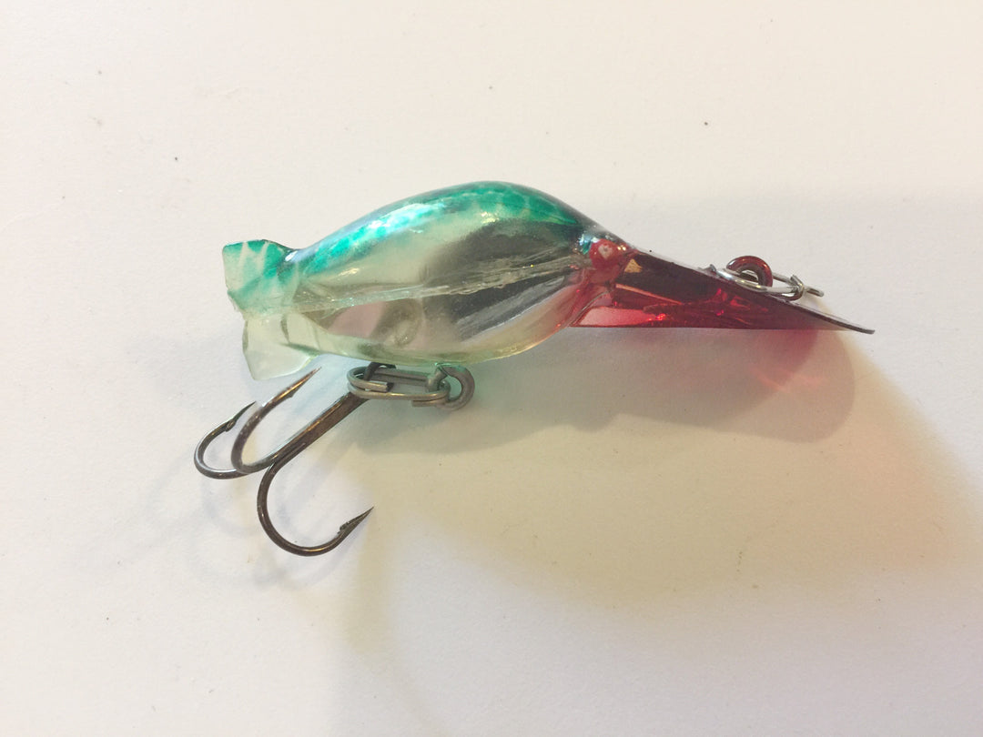 Hot Shot Luhr Jensen Size 3 Silver Greenish blue Red Lip