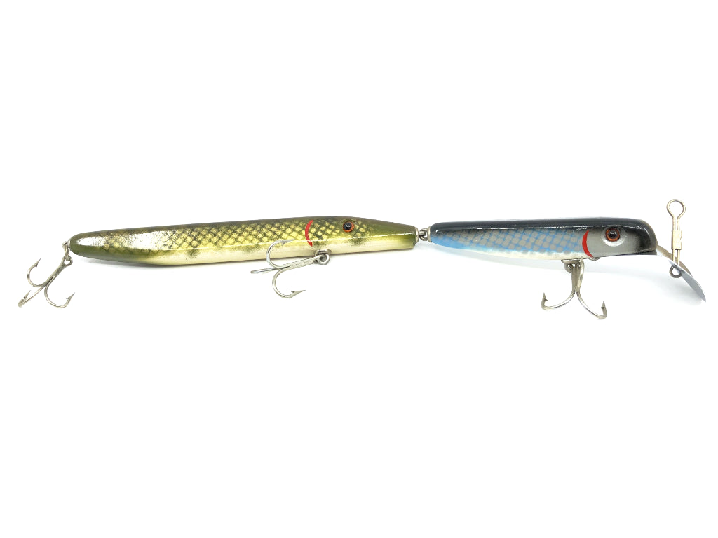 Alzbaits Musky Chaser Jointed Musky Lure Pike and Blue Cisco Color