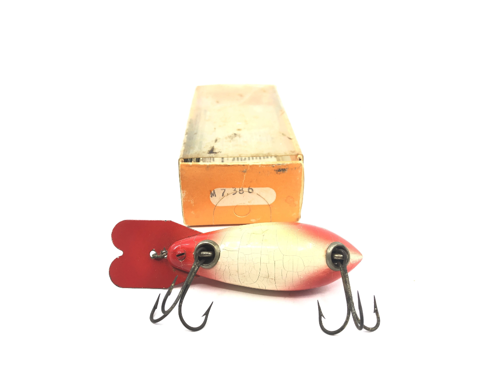 Wooden Bomber 500 Series #10 White/Red Tail and Head Color with Box