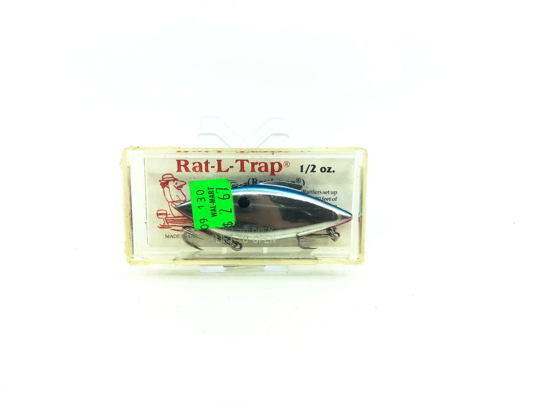 Bill Lewis Classics Rat-L-Trap #25B Chrome/Blue Back Color 1/2 oz with Box Old Stock