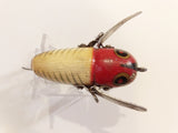 Heddon Wooden Crazy Crawler Silver Shore