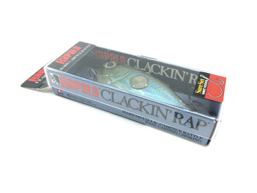 Rapala Clackin' Rap CNR-8 MBS Moss Back Shiner Color New in Box Old Stock