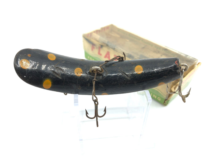 Vintage Helin Flatfish S3 Black Spotted Color with Box