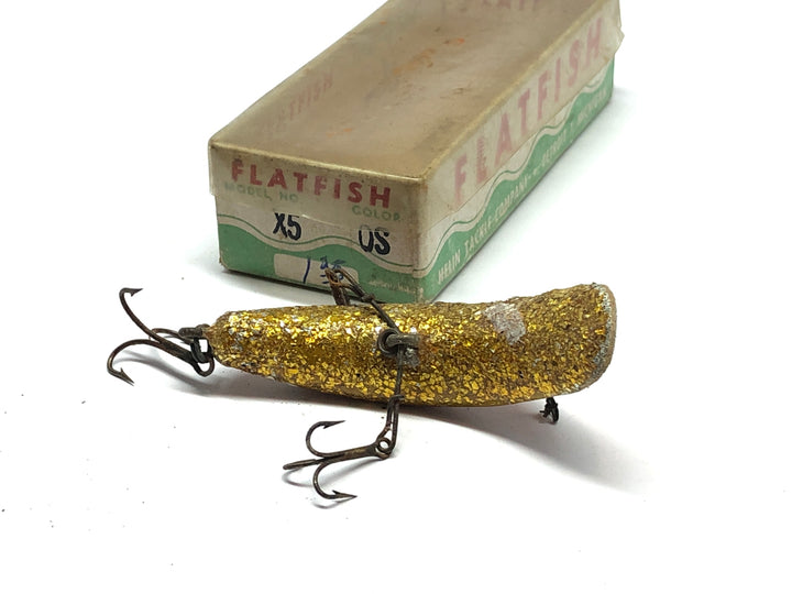 Helin Flatfish X4 OG (Orange Top Gold metallic foil bottom) with Box