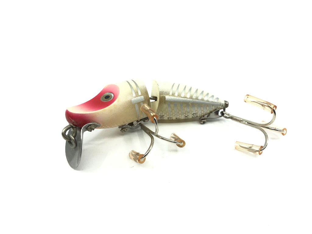 Heddon Jointed Sinking River Runt 9330 XRW Red and White Shore Color