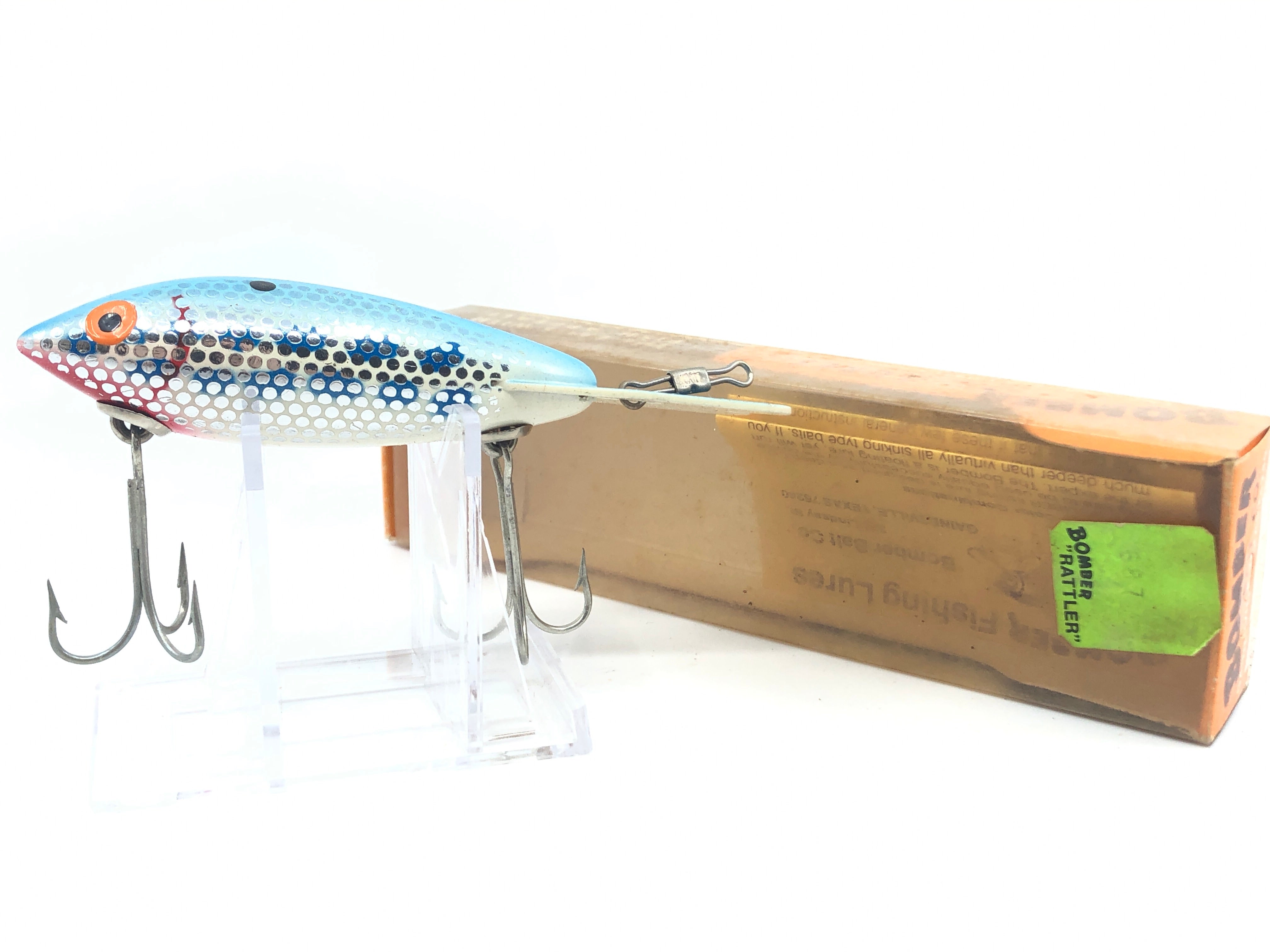 Bomber Rattler 587 Metascale Blue Back with Box – My Bait Shop, LLC