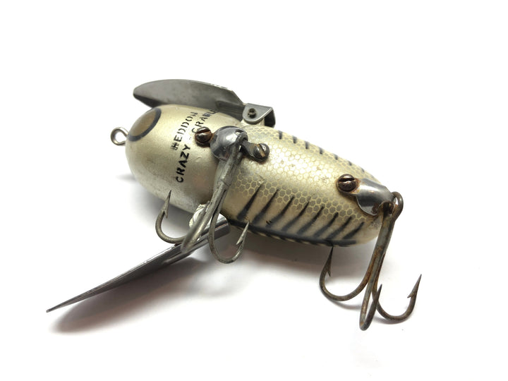 Heddon Crazy Crawler Silver and Black Shore Color