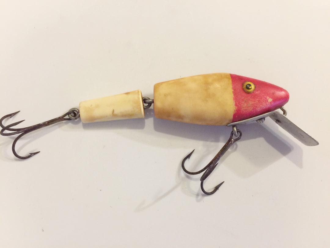 L & S Pike-Master 35 in Red Head White Body Painted Eyes