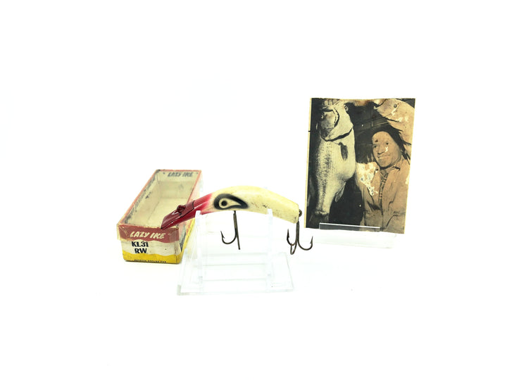 Kautzky Wooden Lazy Ike KL-31 RW Red White Color with Box