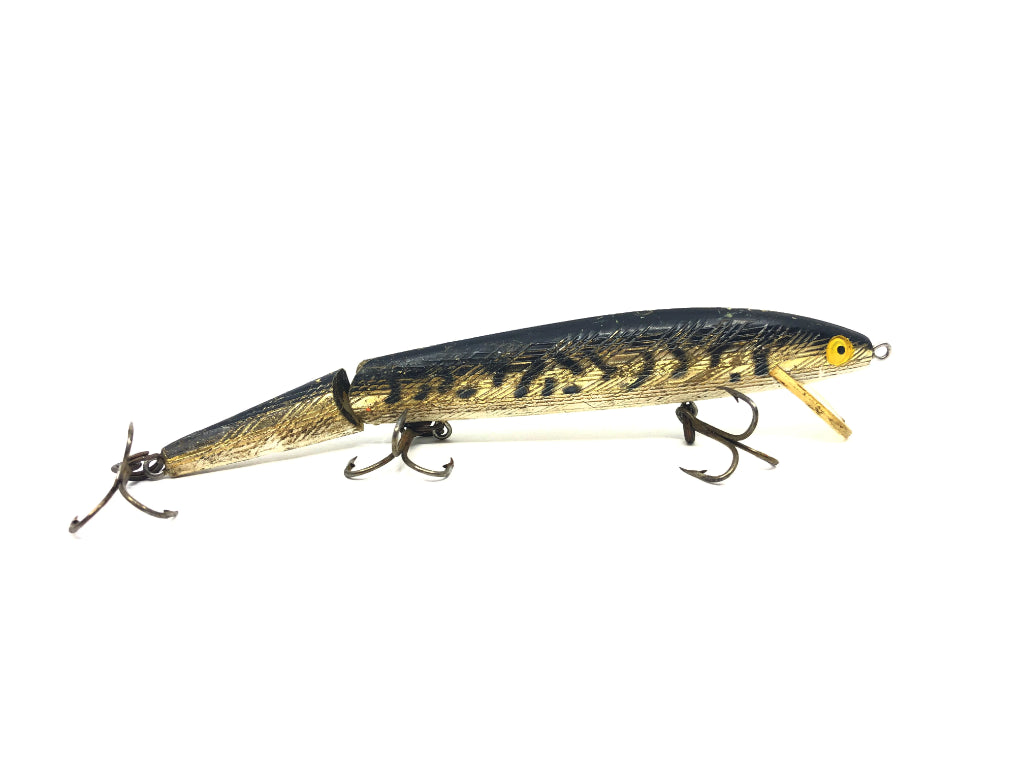 Rebel Jointed Minnow Silver Black Stripes