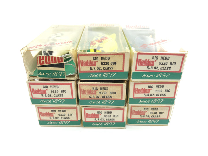 Heddon Big Hedd Dealer Box with 9 Baits New in Box