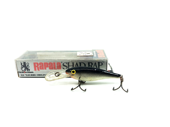 Rapala Shad Rap SR-5 S Silver Black Color Deep Runner Lure with Box