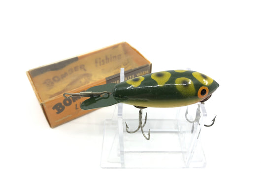 Vintage Wooden Bomber 311 Frog Color with Box