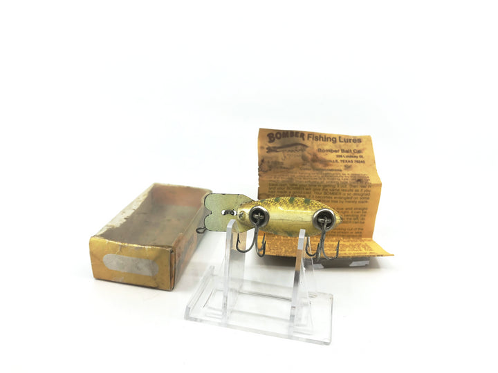 Vintage Wooden Bomber 207 Yellow Perch Color with Box