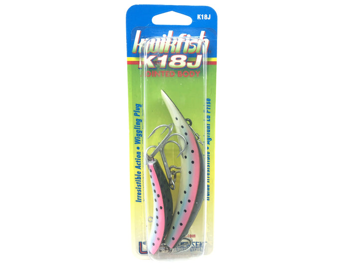 Luhr-Jensen Kwikfish K18J Jointed RT Rainbow Trout Color New on Card Old Stock