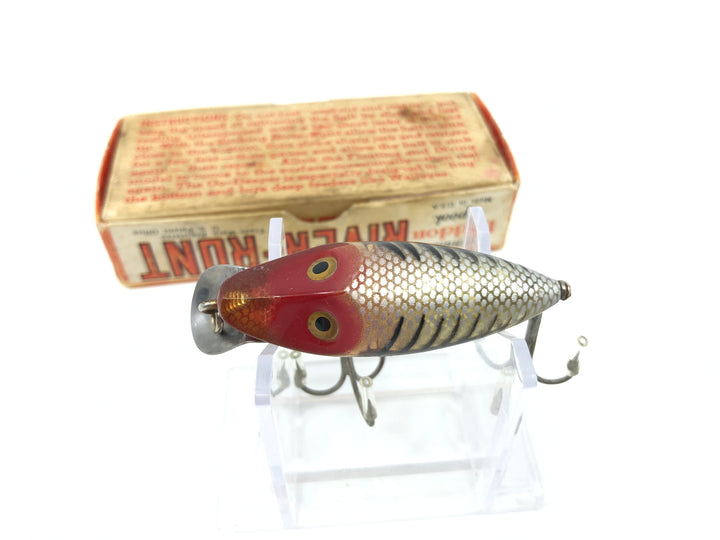 Heddon Midget River Runt 9019 XRS Silver Shore Minnow Color with Box