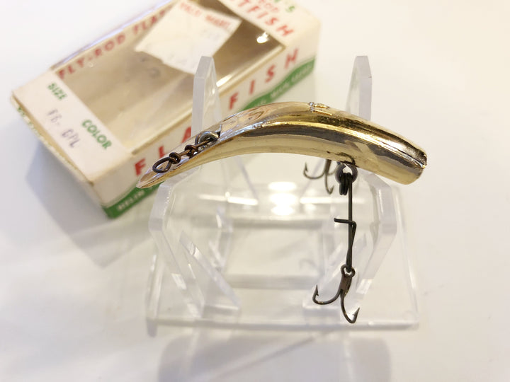 Helin Fly-Rod Flatfish F6 GPL Gold Plated New in Box