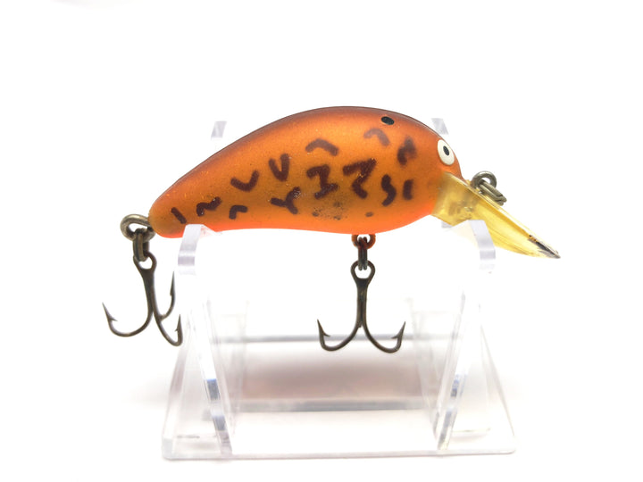 Bomber Model A Screwtail E4 Dull Brown Orange Crawdad Orange Belly Color Lure